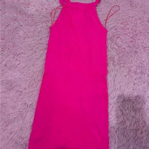 Primark Hot Pink Ribbed Tank Top